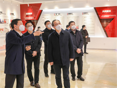 2023年1月，浙江省委常委、组织部长王成来红狮集团调研企业党建、“未来工厂”、人才建设等工作